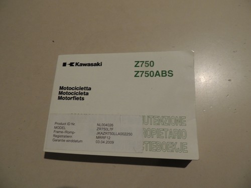 2007 kawasaki z750 - kawasaki, abs
